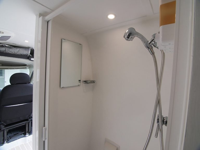 Building a Wet Bath and Shower into Promaster DIY Camper Van