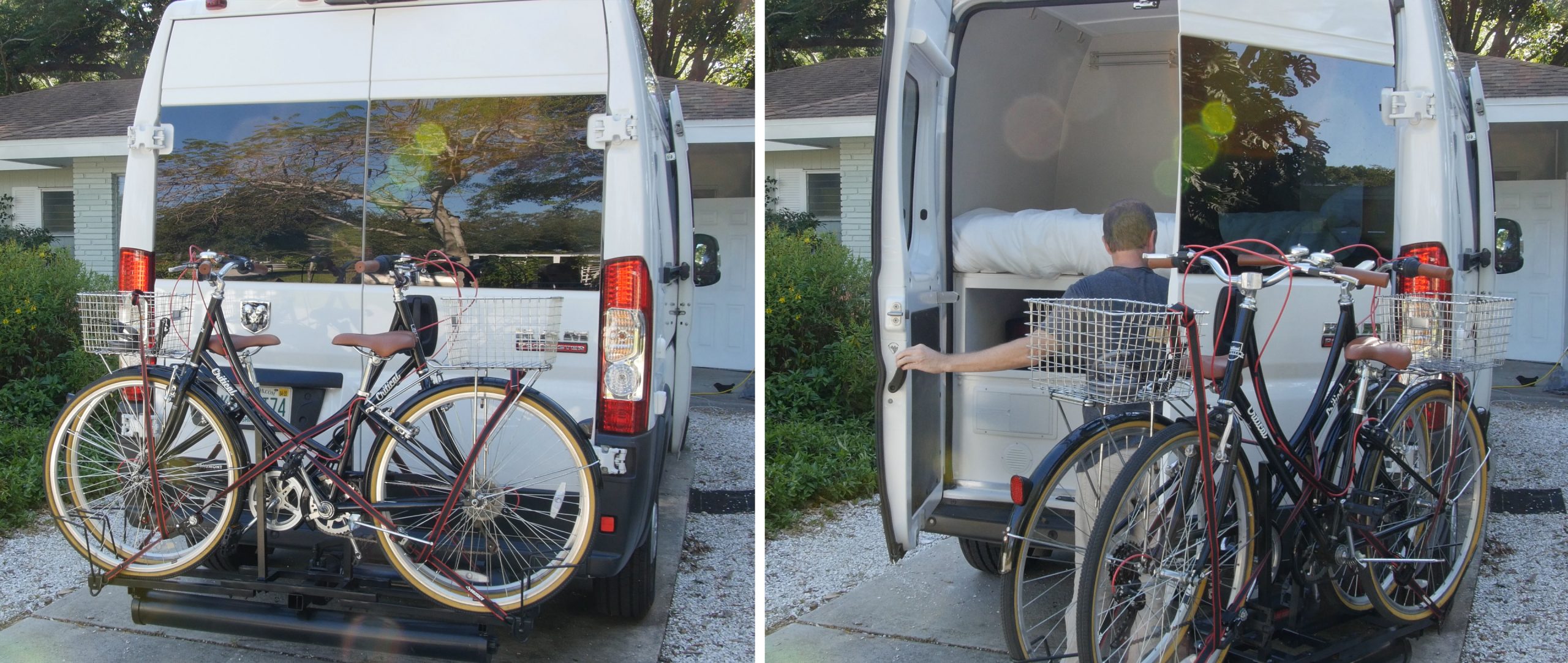 bicycle rack for van