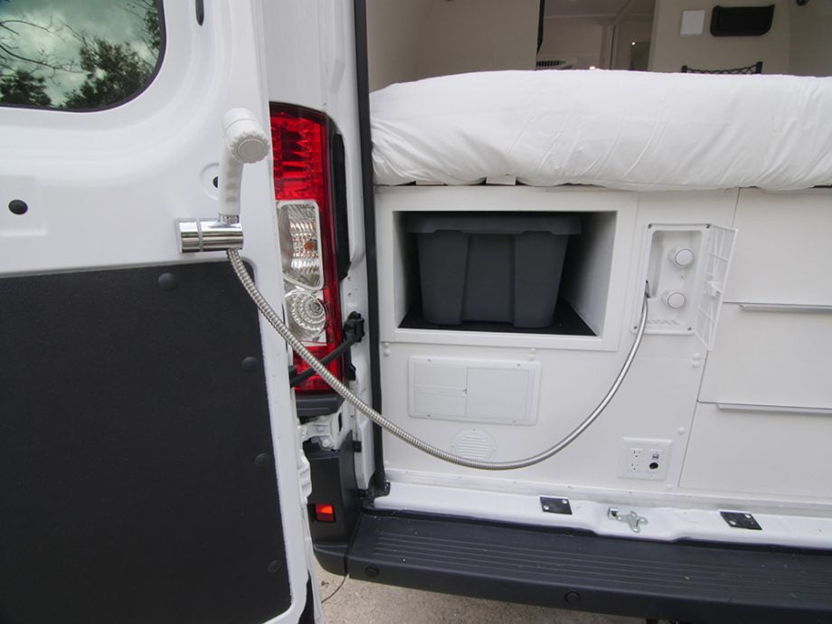 outdoor shower - Vanlife Outfitters