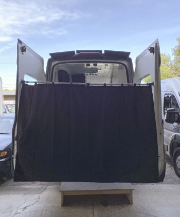 Shower And Privacy Curtain For Camper Van Rear Doors - Promaster Sprinter