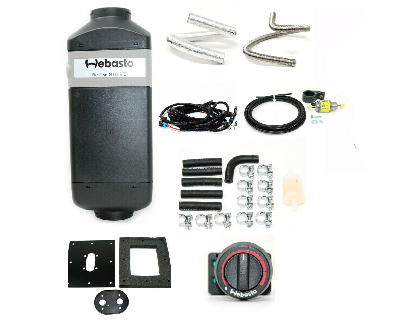 Webasto Air Top EVO 40 12v Diesel Heater Kit for RVs Large Motorhome
