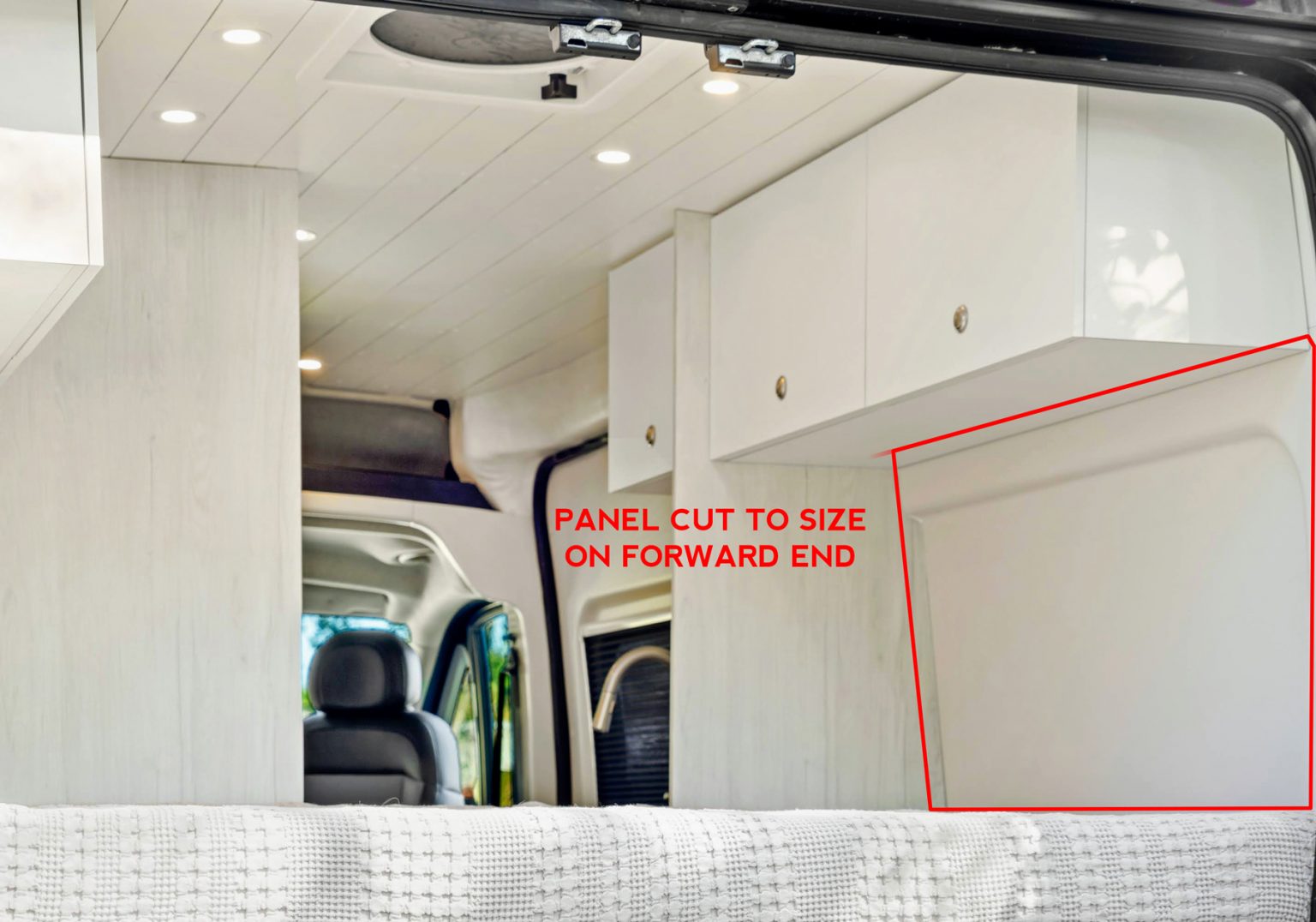 Promaster Camper Van Wall and Door Panels With Built-In Storage