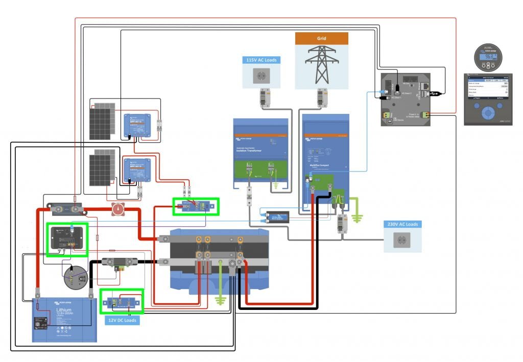 victron-wiring-diagram-with-bms-components-highlighted - Vanlife Outfitters