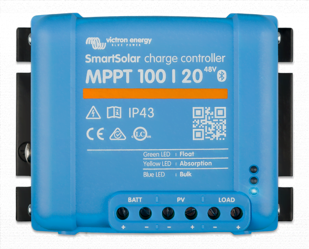 Victron Energy SmartSolar MPPT Charge Controller 100/20 (Up To 48 Volts ...