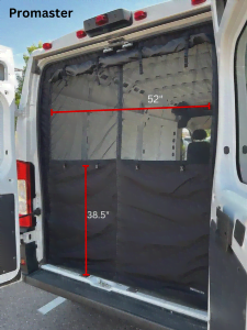 Ram Promaster Rear Door Bug Screen - FREE SHIPPING