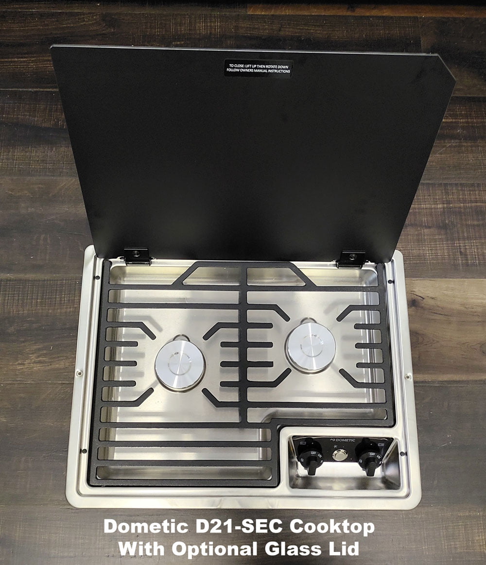 Dometic 2-Burner, Drop-In Propane Cooktop, w/ Lid (CE99-ZF) - 9600037307 -  Vanlife Outfitters